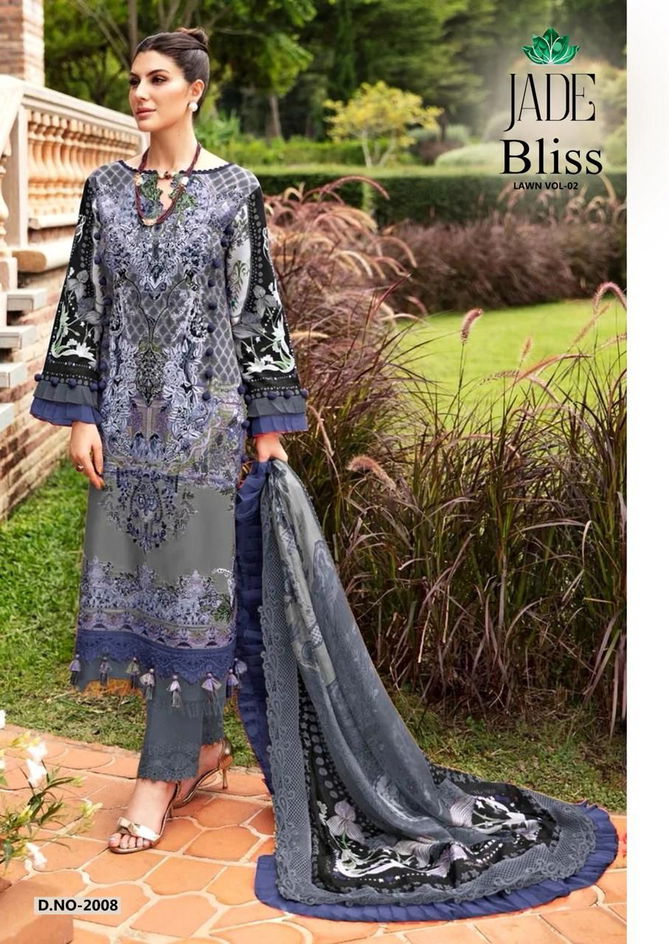 Bliss Vol 2 By Jade Karachi Cotton Dress Material Wholesale market In Surat With Price